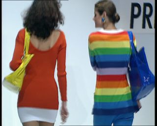 Link to Video | fashion show, fashion, runway, France, Printemps, megacity, metropolis, 1991, color, standard-definition television, 1990s, Europe, model, megalopolis, Betacam SP, Paris