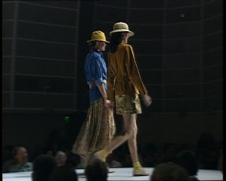 Link to Video | fashion show, fashion, runway, France, Printemps, megacity, metropolis, 1991, color, standard-definition television, 1990s, Europe, model, megalopolis, Betacam SP, Paris