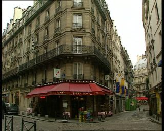 Link to Video | footage, France, megacity, metropolis, 1991, color, standard-definition television, Latin Quarter, 1990s, Europe, megalopolis, Betacam SP, Paris