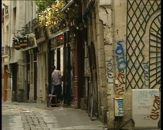 Link to Video | footage, France, megacity, metropolis, 1991, color, standard-definition television, Latin Quarter, 1990s, Europe, megalopolis, Betacam SP, Paris