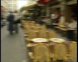 Link to Video | footage, France, megacity, metropolis, 1991, color, standard-definition television, Latin Quarter, 1990s, Europe, megalopolis, Betacam SP, Paris
