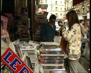 Link to Video | footage, France, megacity, metropolis, 1991, color, standard-definition television, Latin Quarter, 1990s, Europe, megalopolis, Betacam SP, Paris