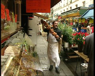 Link to Video | footage, France, megacity, metropolis, 1991, color, standard-definition television, Latin Quarter, 1990s, Europe, megalopolis, Betacam SP, Paris