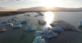 Link zum Video | Landschaft, Island, Skandinavien, Farbe, Europa, Luftaufnahme, Natur