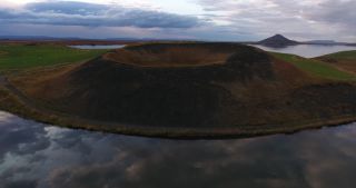Link to Video | landscape, Iceland, Scandinavia, color, Europe, aerial shot, nature
