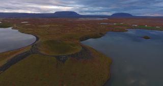 Link to Video | landscape, Iceland, Scandinavia, color, Europe, aerial shot, nature