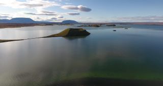 Link to Video | landscape, Iceland, Scandinavia, color, Europe, aerial shot, nature