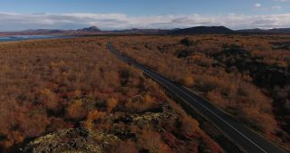 Link to Video | landscape, Iceland, Scandinavia, color, Europe, aerial shot, nature