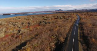 Link to Video | landscape, Iceland, Scandinavia, color, Europe, aerial shot, nature