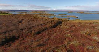 Link to Video | landscape, Iceland, Scandinavia, color, Europe, aerial shot, nature