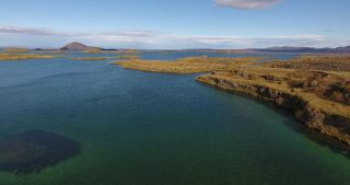 Link to Video | landscape, Iceland, Scandinavia, color, Europe, aerial shot, nature