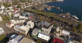 Link to Video | landscape, Iceland, Scandinavia, color, Europe, aerial shot, nature