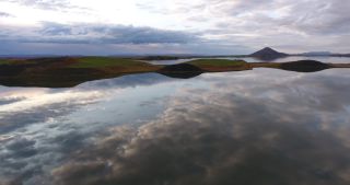 Link to Video | landscape, Iceland, Scandinavia, color, Europe, aerial shot, nature