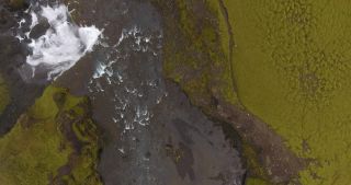 Link to Video | landscape, Iceland, Scandinavia, color, Europe, aerial shot, nature