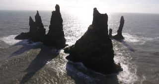 Link to Video | landscape, Iceland, Scandinavia, color, Europe, aerial shot, nature