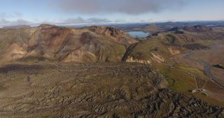 Link to Video | landscape, Iceland, Scandinavia, color, Europe, aerial shot, nature