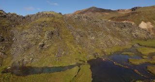 Link to Video | landscape, Iceland, Scandinavia, color, Europe, aerial shot, nature