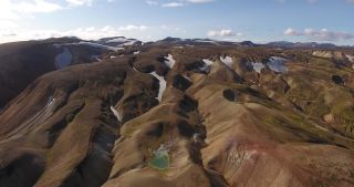 Link to Video | landscape, Iceland, Scandinavia, color, Europe, aerial shot, nature