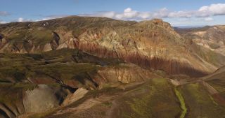 Link to Video | landscape, Iceland, Scandinavia, color, Europe, aerial shot, nature