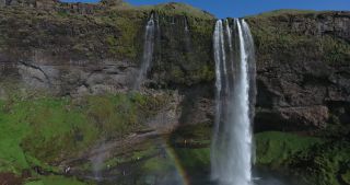 Link to Video | landscape, tourist destination, Iceland, Nature in art, Scandinavia, color, 2016, liquid water, waterfall, Iceland, Europe, tourist attraction, nature