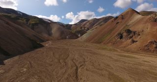 Link zum Video | Landschaft, Island, Skandinavien, Farbe, Europa, Luftaufnahme, Natur