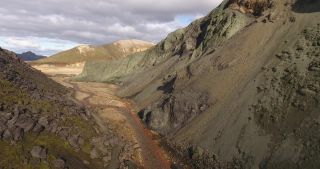 Link to Video | landscape, Iceland, Scandinavia, color, Europe, aerial shot, nature