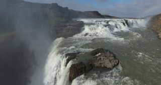 Link to Video | landscape, tourist destination, Iceland, Nature in art, Scandinavia, color, 2016, liquid water, waterfall, Iceland, Europe, tourist attraction, nature