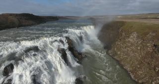 Link to Video | landscape, tourist destination, Iceland, Nature in art, Scandinavia, color, 2016, liquid water, waterfall, Iceland, Europe, tourist attraction, nature