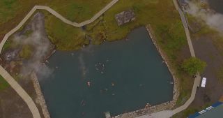 Link zum Video | Landschaft, Island, Skandinavien, Farbe, Europa, Luftaufnahme, Natur