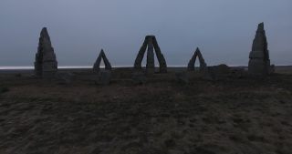Link to Video | Iceland, stone circle, Scandinavia, Raufarhöfn, color, 2016, Iceland, Europe, tourist attraction, natural arch