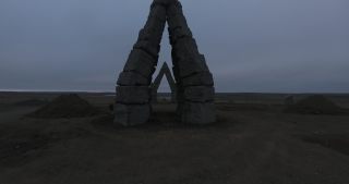 Link to Video | Iceland, stone circle, Scandinavia, Raufarhöfn, color, 2016, Iceland, Europe, tourist attraction, natural arch