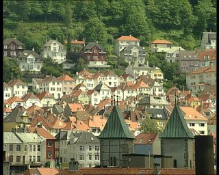 Link to Video | Norway, 1993, Scandinavia, color, standard-definition television, Bergen, 90s, 1990s