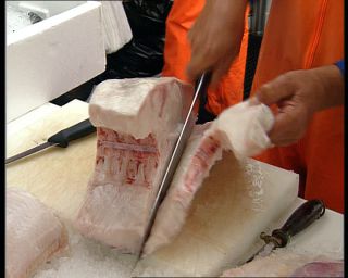 Link to Video | fish market, Norway, 1993, Scandinavia, color, standard-definition television, Bergen, 90s, 1990s, Betacam SP