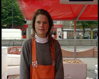 Link to Video | fish market, Norway, 1993, Scandinavia, color, standard-definition television, Bergen, 90s, 1990s, Betacam SP