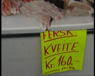 Link to Video | fish market, Norway, 1993, Scandinavia, color, standard-definition television, Bergen, 90s, 1990s, Betacam SP