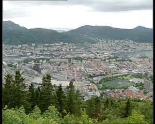 Link to Video | Norway, 1993, Scandinavia, color, standard-definition television, Bergen, 90s, 1990s