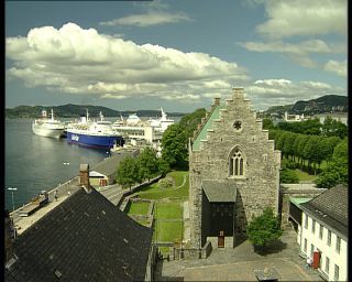 Link to Video | Norway, 1993, Scandinavia, color, standard-definition television, Bergen, 90s, 1990s