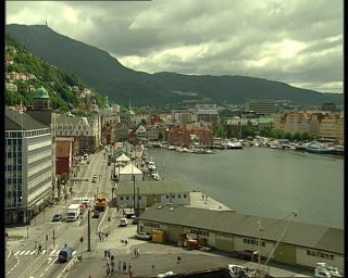 Link to Video | Norway, 1993, Scandinavia, color, standard-definition television, Bergen, 90s, 1990s