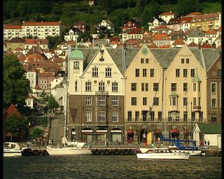 Link to Video | Norway, 1993, Scandinavia, color, standard-definition television, Bergen, 90s, 1990s