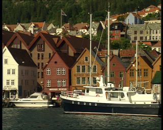 Link to Video | Norway, 1993, Scandinavia, color, standard-definition television, Bergen, 90s, 1990s