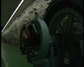 Link to Video | hydroelectric power station, Norway, 1993, Scandinavia, color, standard-definition television, U-Verlagerung, 90s, 1990s, alternative energy, Brokke, Betacam SP