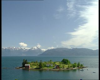 Link to Video | Norway, 1993, Scandinavia, standard-definition television, 90s, 1990s, fjord, Hardangerfjord