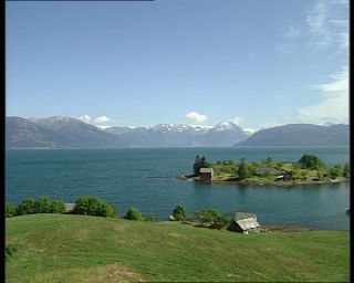 Link to Video | Norway, 1993, Scandinavia, standard-definition television, 90s, 1990s, fjord, Hardangerfjord