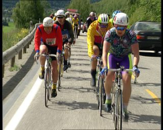 Link to Video | cycling race, Norway, 1993, 4:3, Scandinavia, color, standard-definition television, type of sport, Betacam SP