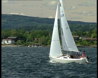 Link to Video | Norway, 1993, Scandinavia, color, standard-definition television, 90s, 1990s, fjord, Oslofjord, Betacam SP