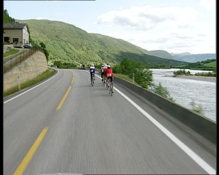 Link to Video | cycling race, Norway, 1993, 4:3, Scandinavia, color, standard-definition television, type of sport, Betacam SP