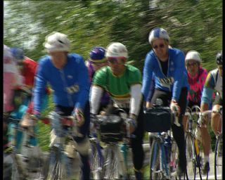 Link to Video | cycling race, Norway, 1993, 4:3, Scandinavia, color, standard-definition television, type of sport, Betacam SP