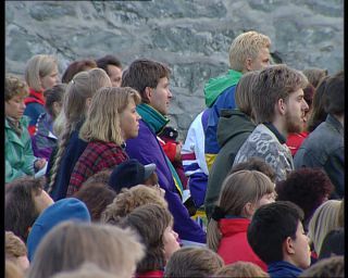 Link to Video | Norway, 1993, Scandinavia, color, standard-definition television, rock opera, Trondheim, musical, 90s, 1990s, Which Witch, open-air concert, Benedicte Adrian, Ingrid Bjørnov, Betacam SP
