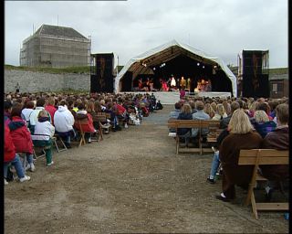 Link to Video | Norway, 1993, Scandinavia, color, standard-definition television, rock opera, Trondheim, musical, 90s, 1990s, Which Witch, open-air concert, Benedicte Adrian, Ingrid Bjørnov, Betacam SP