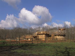 Link to Video | experiment, tourist destination, Middle Ages, Yonne, France, Guédelon Castle, Bourgogne-Franche-Comté, Treigny, 2008, High Middle Ages, color, castle, tourist attraction, experimental archaeology, long-term experiment, 13th century